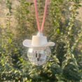 thumbnail image 1 of Disco Ball Cow Boy Hat Car Accessories,Car Interior Accessories,Car Hanging Ornament Accessories-Wh, 1 of 5