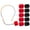 Red, variant on 10 Pcs Mic Covers Pop Filter For Shure SM31FH SM31 Fitness Headset, PGA31, P31 Headset Microphone Bulk Value Bundle Windscreen