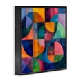 thumbnail image 3 of Stupell Industries Mid-Century Luminous Spectrum Shapes Black Framed Giclee Art, 12 x 12, by Lazar Studio, 3 of 8
