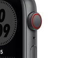 thumbnail image 2 of Apple Watch Nike SE (1st Gen) GPS + Cellular 44mm Space Gray Aluminum Case Anthracite/Black Nike Sport Band - Regular with Family Set Up, 2 of 11
