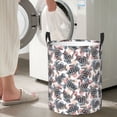 thumbnail image 6 of Uemuo Turtle Pattern Circular Laundry Hamper Basket with handles,Collapsible laundry basket,Large capacity laundry hamper,Laundry Organizer-Small, 6 of 8