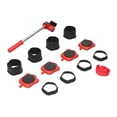 thumbnail image 2 of Peahefy 13pcs Lève-Personne Mobile à Hauteur Réglable Outils de Déplacement de Manutention Robustes, 2 of 8