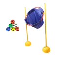 thumbnail image 4 of LOVIVER Jeu de Lancer de Sacs de Haricots pour Enfants Ensemble avec 6 Balles Réutilisables Intérieur Développer l'Intelligence Jouets de Lancer de Balles Extérieurs 3+ Ans Bleu, 4 of 8
