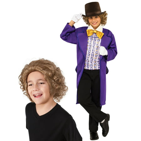 Willy Wonka Classic Child Costume Bundle Set - Large