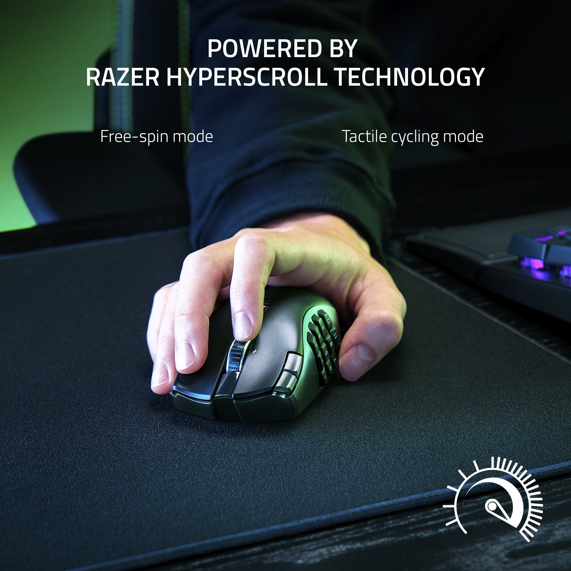 Razer Naga V2 HyperSpeed Bluetooth Gaming Mice with AA Razer Naga V2 HyperSpeed Bluetooth Gaming Mice with AA