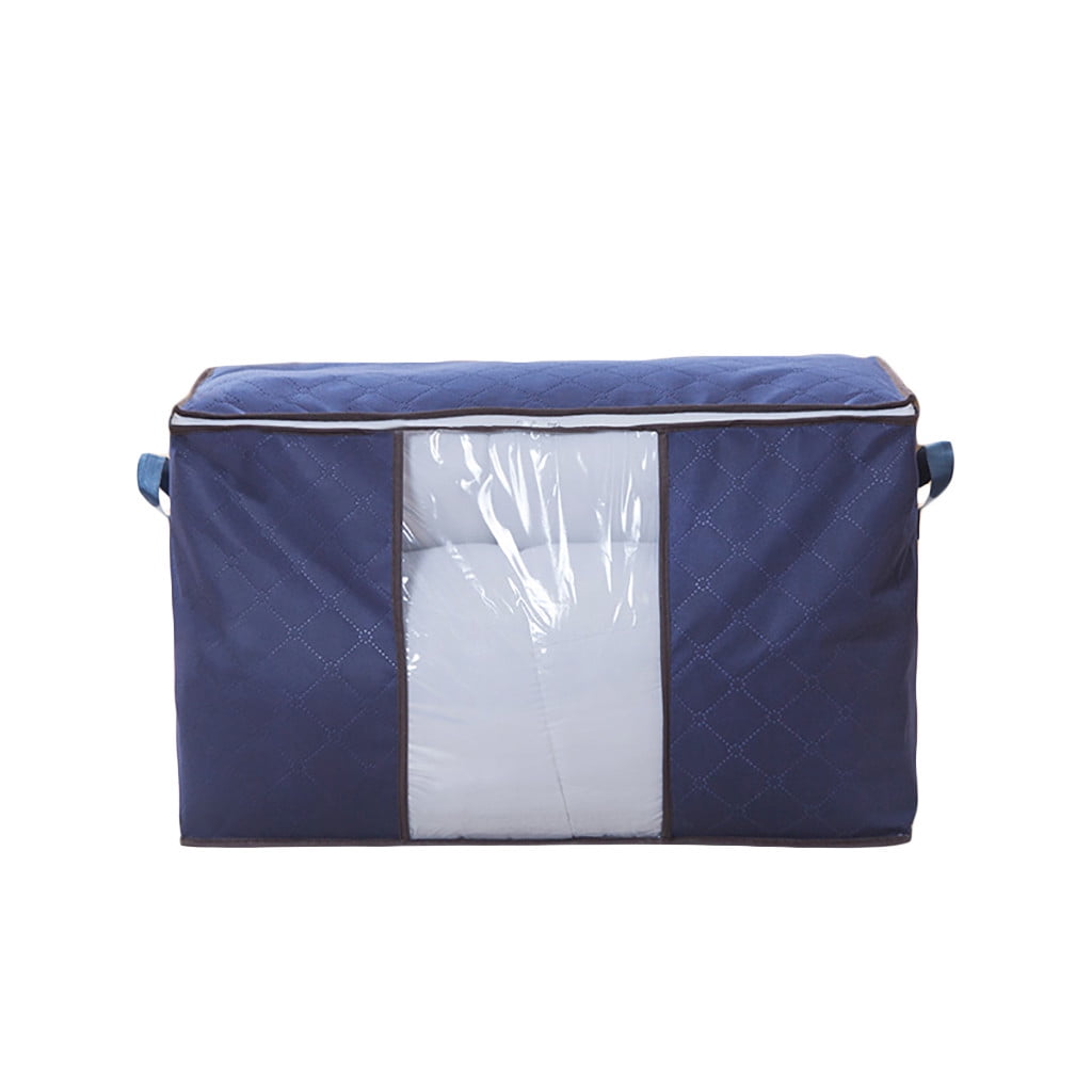 Noarlalf storage bins Foldable Large Nonwoven Clothes Quilt Blanket Zipper Storage Bag