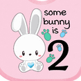 thumbnail image 4 of Inktastic Somebunny is Two-Second birthday bunny Boys or Girls Baby Bib, 4 of 4