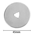 thumbnail image 2 of Lame de Rechange pour Coupeuse Rotative 28mm 45mm Rouleau Outil de Couture Fournitures, 2 of 5