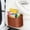 Orange, variant on Leather Car Door Cup Holders Multifunctional Bin Storage Box Hanging Organizer with Clip-on Mounting for Easy Access to Drinks, Phones, and Small Items for Car Organization,Black