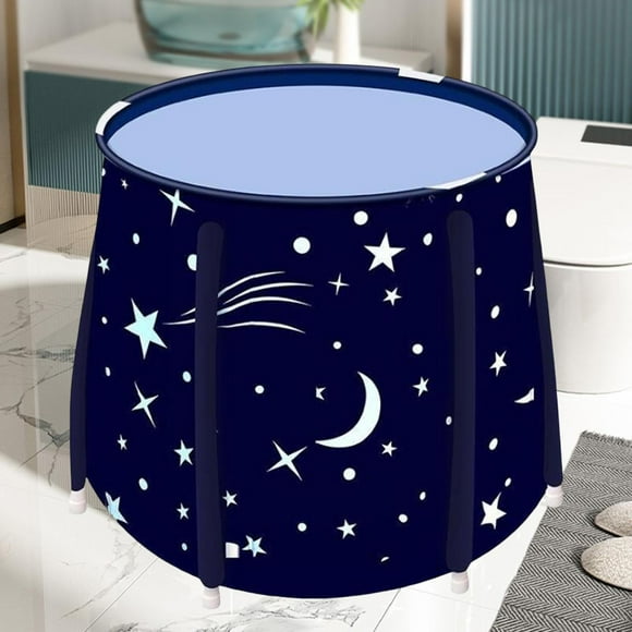 Foldable Bathtub Separate Family Bathroom SPA Tub Standing Soaking Bath Tub Keep 70cmx70cm