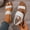 White, variant on YLOMAY Comfortable Sandals for Women Ankle Strap Dressy Casual Flat Sandals Open Toe Elastic Strappy Walking Shoes for Summer Beach Party Black 5.5