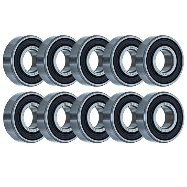 Niche Roulement de Roue 6202-2RKQE6 15x35x11mm Rangée Unique Rainure Profonde Lot de 10 519-CBB2298R