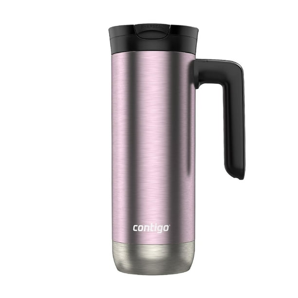 Termo Acero Inoxidable Rosa 20 Oz Sistema Snapseal Contigo rosa
