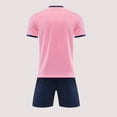 thumbnail image 4 of Zwiiyzr Kids Quick-Dry Sports Set (4-16Y) - Soccer Shirts & Elastic Shorts Breathable Training Clothes Set for Boys & Girls Pink, 4 of 6