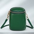 thumbnail image 1 of Genuine Leather Small Coin Pouch Lightweight Solid Color Daily Bag for Ladies, 1 of 9