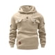 thumbnail image 3 of AUNVITO Women's Solid Color Hooded Sweatshirt Casual Pullover with Drawstring Long Sleeve Comfortable and Trendy, 3 of 4