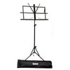 Folding Music Stand with Bag - Black