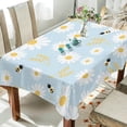 thumbnail image 3 of Coolnut Outdoor & Indoor Rectangle Tablecloth,Beautiful Little Daisies Dinner Table Cover for Patio, Picnic, Holiday Party 54x72In, 3 of 7