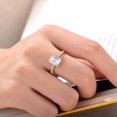thumbnail image 6 of 3 Carat  Cut Engagement Rings for Women 925 Sterling  Cubic Zirconia CZ Promise Rings Gifts for Her Sz 4-13, 6 of 6