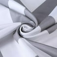 thumbnail image 2 of 72"x78" Gray White Fabric Shower Curtain for Bathroom, Extra Long Hotel Luxury Chevron Striped Geometric Design for Decorative Bathroom Curtains, 2 of 6