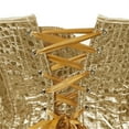 thumbnail image 4 of Corset Top for Women Plus Size Faux Leather Gothic Overbust Corset Top Gold Corset Size XS, 4 of 5