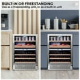 thumbnail image 2 of Equator 2-Zone Luxury Gourmet Center cans+wine bottles+fine foods FS & Built-in, 2 of 11
