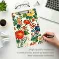 thumbnail image 3 of FORMRS Acrylic Clipboard with Low Profile Clip Standard A4 Letter Size, 12.5" x 9", Colorful Flowers Pattern, 3 of 8