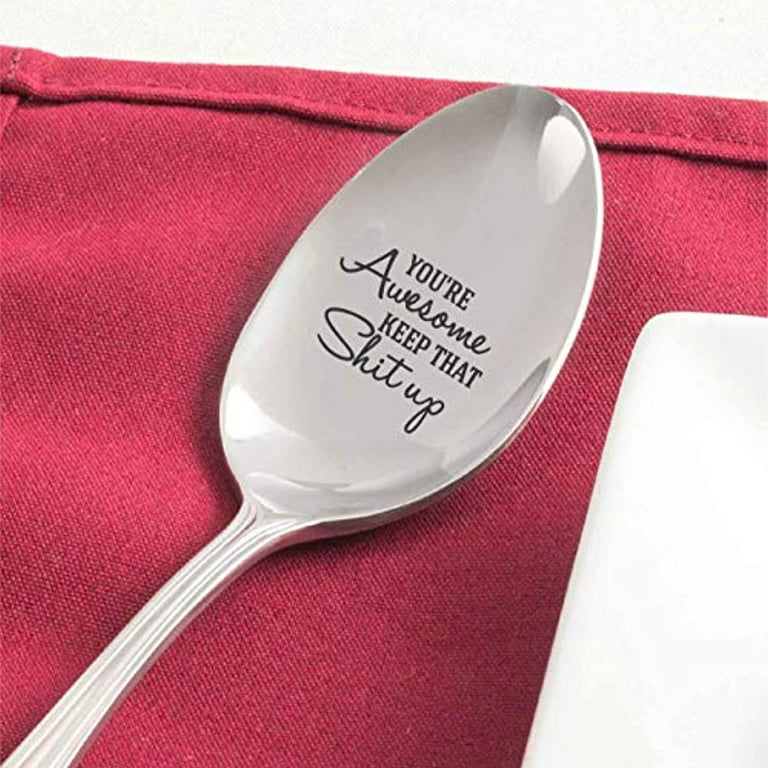 Engraved Spoon Gifts gifts for women - hilarious gag gifts - for