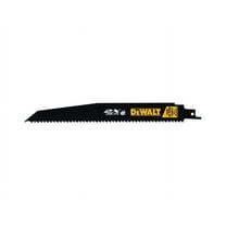 DEWALT DWA4169B25 Reciprocating Saw Blade, 1 in W, 9 in L, 6 TPI