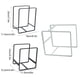 thumbnail image 5 of Escurridor de platos Advancent de Metal Organizador multifuncional negro, 5 of 6