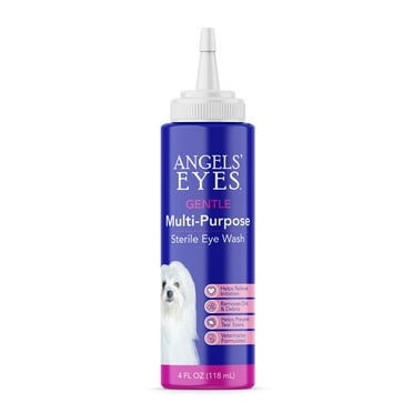 Angels' Eyes Multi-Purpose Sterile Eye Wash 4oz, For Both Dogs and Cats