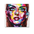 thumbnail image 1 of Startonight Tempered Acrylic Glass Wall Art - Abstract Theme Eva Woman, Attitude Artwork 24" x 24", 1 of 4