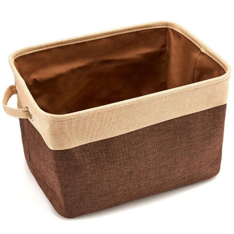 SJENERT Pet Toy Basket Storage Personalized Canvas Bag Dog Cat