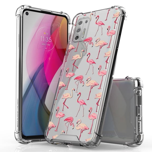 ANJ  Hybrid Slim Hard Back Cover Case Flexible Bumper for Motorola Moto G Stylus 2021 - Sunflowers