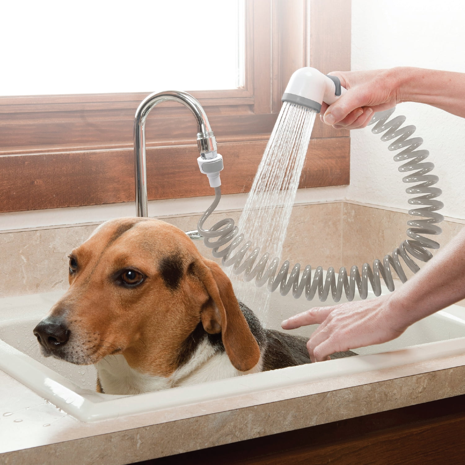 Rinse Ace 3-in-1 Quick Connect Dog and Pet Shower Sprayer