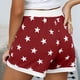 thumbnail image 3 of Pantalones Cortos Casuales de Verano para las Mujeres Bolsillo de Cordón de la Estrella de la Moda, Pantalones de Cintura Elásticos para Dormir en el Hogar, 3 of 8