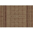 thumbnail image 5 of Casavani Handmade Brown Block Printed Cotton Outdoor Patio Rug Hallway Stair Runner Rug 3x20 feet, 5 of 5