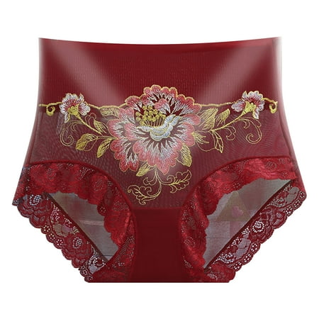 

ZRBYWB Womens Underwear Womens Lace Underwear Plus Size Panties Sheer Hipster Panty For Ladies