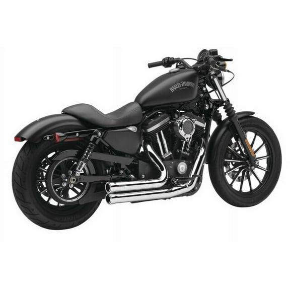 909 2-Into-2 Exhaust (Chrome) for 09-13 Harley XL883N