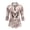 Butterfly Rose Print, variant on Rodeo Cowboys on Horseback Womens 3/4 Sleeve Golf Shirts Soft Polyester Spandex Fabric with Quarter Zip Tennis Tops for Ladies, Size X-Large