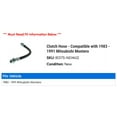 thumbnail image 2 of Clutch Hose - Compatible with 1983 - 1991 Mitsubishi Montero 1984 1985 1986 1987 1988 1989 1990, 2 of 2