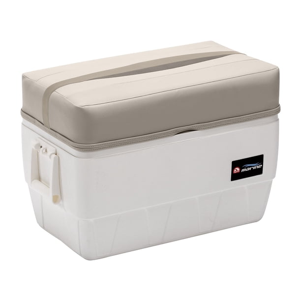 WISE SEATING Talon Series 48 qt. Igloo Cooler with Cushion WISE SEATING Talon Series 48 qt. Igloo Cooler with Cushion