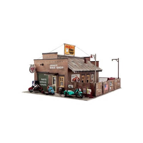 ho scale assembled buildings