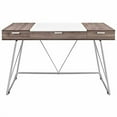 thumbnail image 2 of Modway Panel Writing Office Desk With Storage Drawers In Birch, 2 of 5
