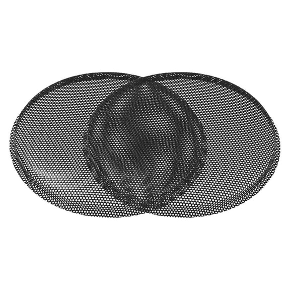 Unique Bargains 2 Pcs Universal 4.5 Inch Speaker Grills Mesh for Audio Subwoofer 118x124x9mm Grille without Frame Black