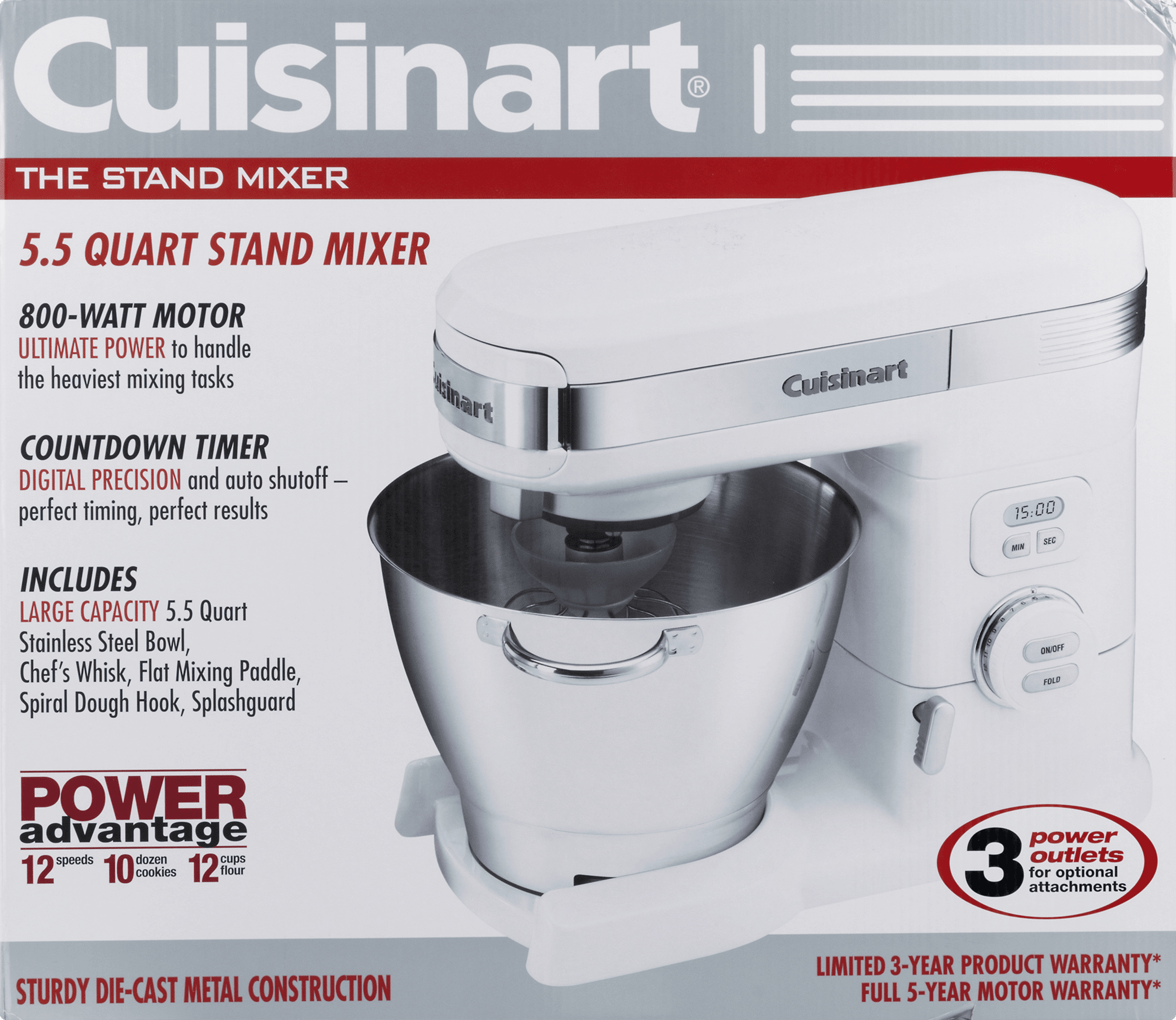 cuisinart 5.5 quart stand mixer cover