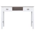 thumbnail image 3 of vidaXL Writing Desk White 110x45x76 cm Wood, 3 of 5