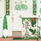 thumbnail image 5 of Decoraciones para el Día de San Patricio, Accesorios para el Día de San Patricio, Regalos para el Día de San Patricio, Bandera de jardín a cuadros de San Patricio, Bandera decorativa para exteriores,, 5 of 6