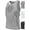 Gray, variant on Exxact Sports Youth Baseball Chest Protector, Tank Top Sternum Chest & Ribs Guard, Softball Chest Protector Youth (White, YM)