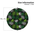 thumbnail image 3 of Pofeuu Tropical Leaves1 Print Leather Coasters Set of 6, Round Cups Mugs Mat Pad for Home Kitchen Heat Resistant Drink Coasters,Round Shape, 3 of 7